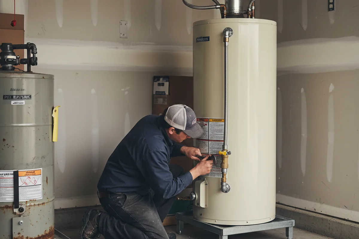 Water heater and shutoff valve replacement in Duncans Mills